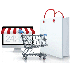 schlüsselfertige Onlineshops schlüsselfertige Onlineshops mit Einkaufswagen